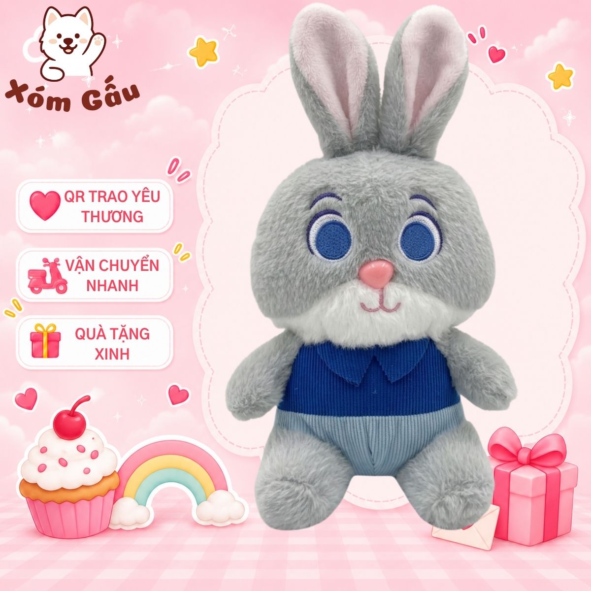 gấu thỏ cảnh sát Zootopia gấu thỏ cảnh sát Zootopia