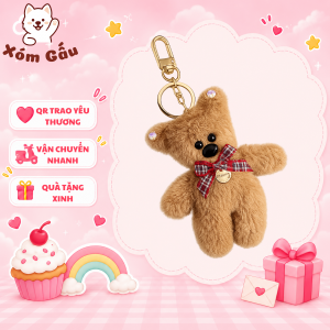 móc khóa teddy