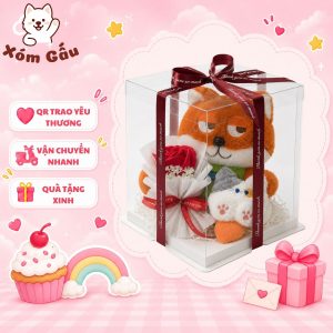 set quà gấu cáo Zootopia