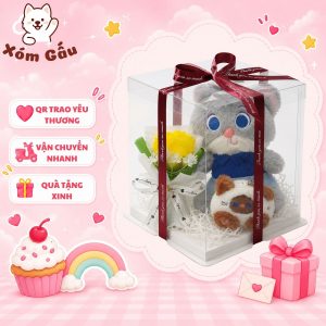 set quà gấu thỏ Zootopia