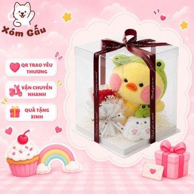 set quà gấu vịt