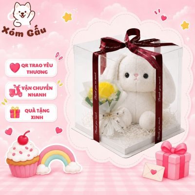 set quà thỏ tai dài