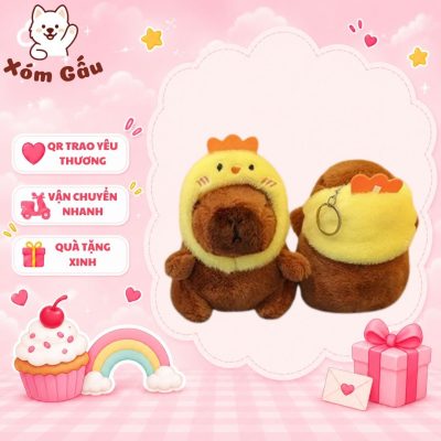 móc khoá capybara