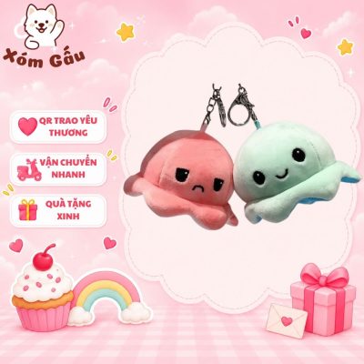 móc khoá bạch tuộc